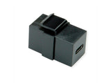 Usb Tipo C Keystone Módulo Negro