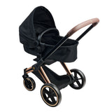 Simba-Dickie Mon Grand Poupon 36-42cm Cybex Puppenwagen (Negro/Roségold) 9000142070