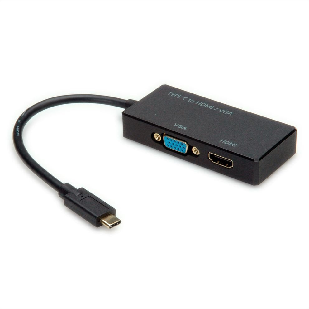 Value Display Adapter Usb Typ C - Vga   Hdmi