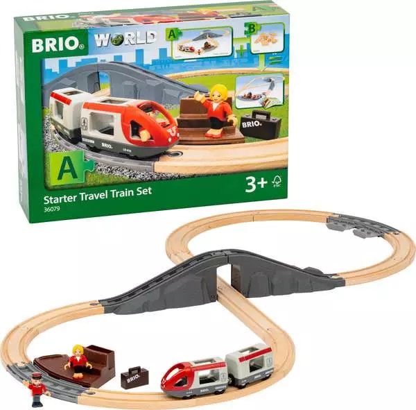 Brio World World World Travel Train Starter Set A, Bahn 63607900