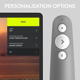 Logitech Presenter Wireless Inalambrico R500s Bluetooth Gris Medio Para Presentaciones