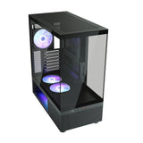Caja Pc Cougar Midi-Tower Cfv220, Argb, Cristal, Negro