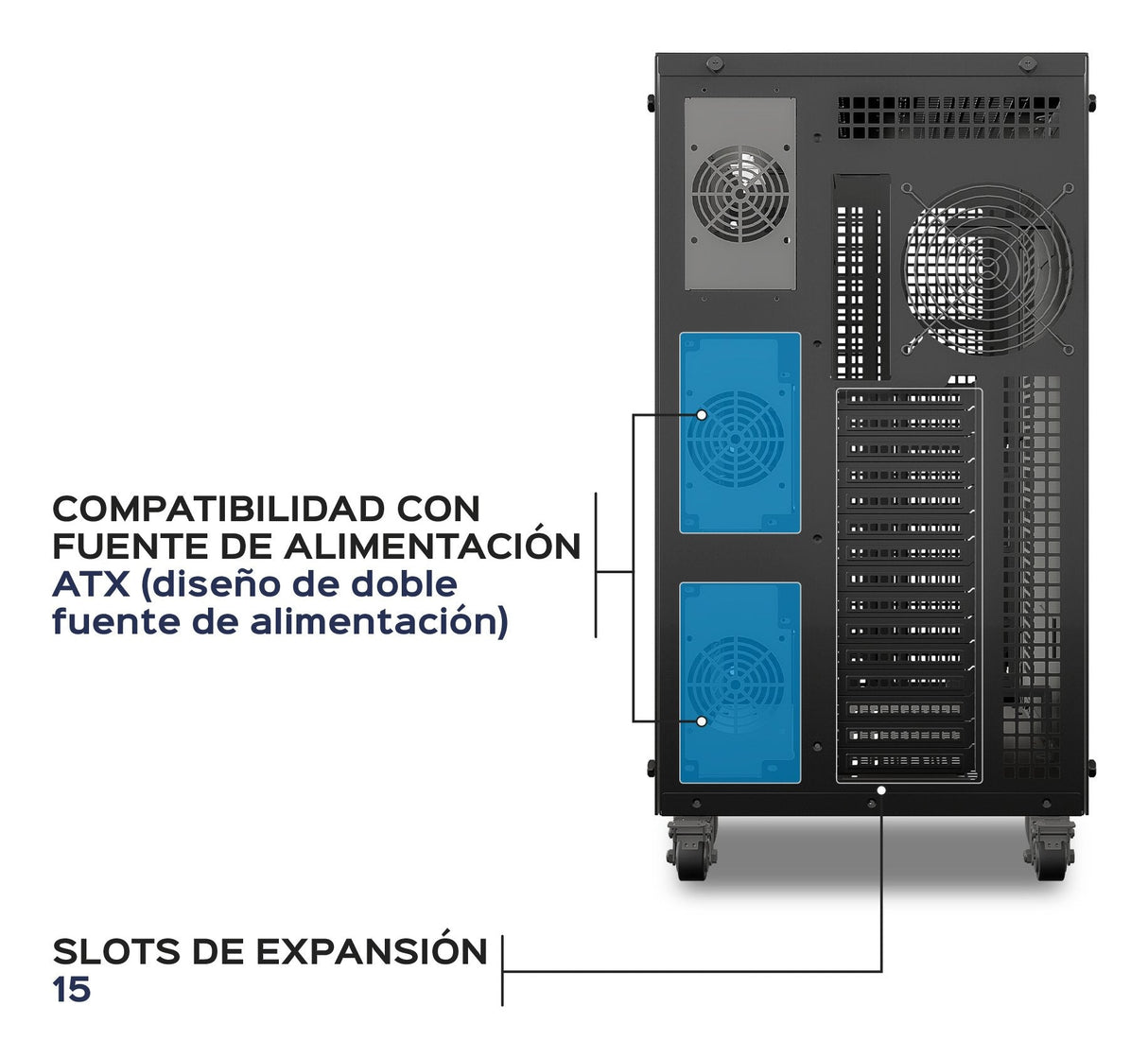 Caja Pc  E-Atx Case Ai Pro 1500 Workstation Uk80.15.42 Negra