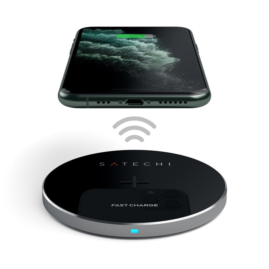 Satechi Wireless Qi Charging Pad Space Gray