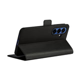Dbramante1928 Copenhagen Funda Con Tapa Para Teléfono Móvil Cuero De Grano Entero Negro Para Samsung Galaxy S26