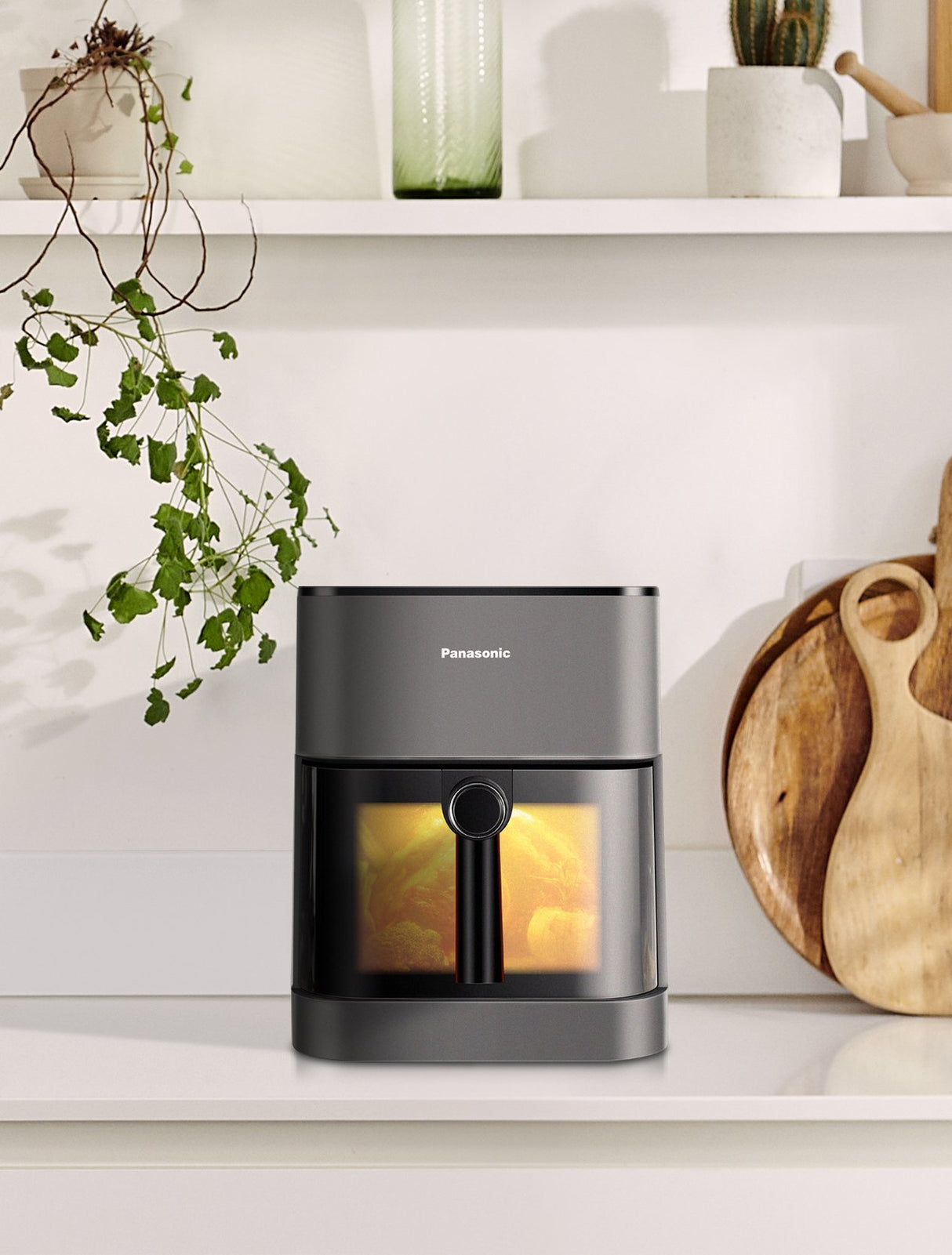 EAN 5025232965830 - Panasonic NF-CC500SXE freidora Sencillo 5 L Independiente 1450 W Freidora de aire caliente Gris imagen 36