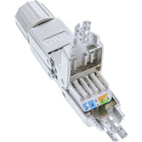 Conector De Cable Inline Cat.6a, Blindado, Acoplador Sin Herramientas
