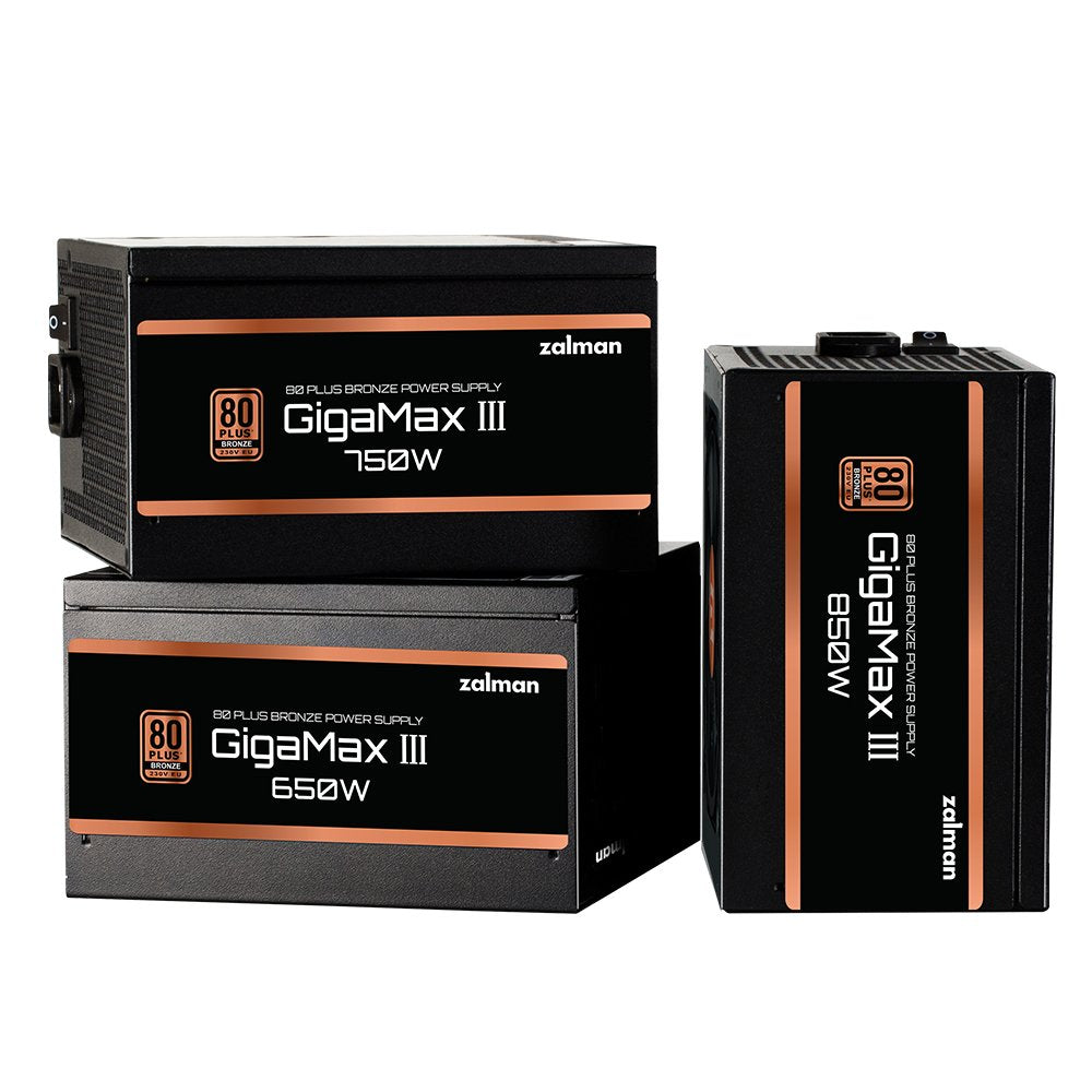 Fuente De Alimentacion Zalman Gigamaxiii 850w 80 + Bronze Atx Negro