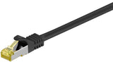 Cable De Red Cat6a S Ftp Pimf 1.0m 500 Mhz Con Cat 7 Negro