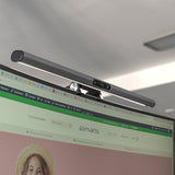 4smarts 2in1 Lampara Lightbar Pro Monitor Con Webcam Fullhd  Plata