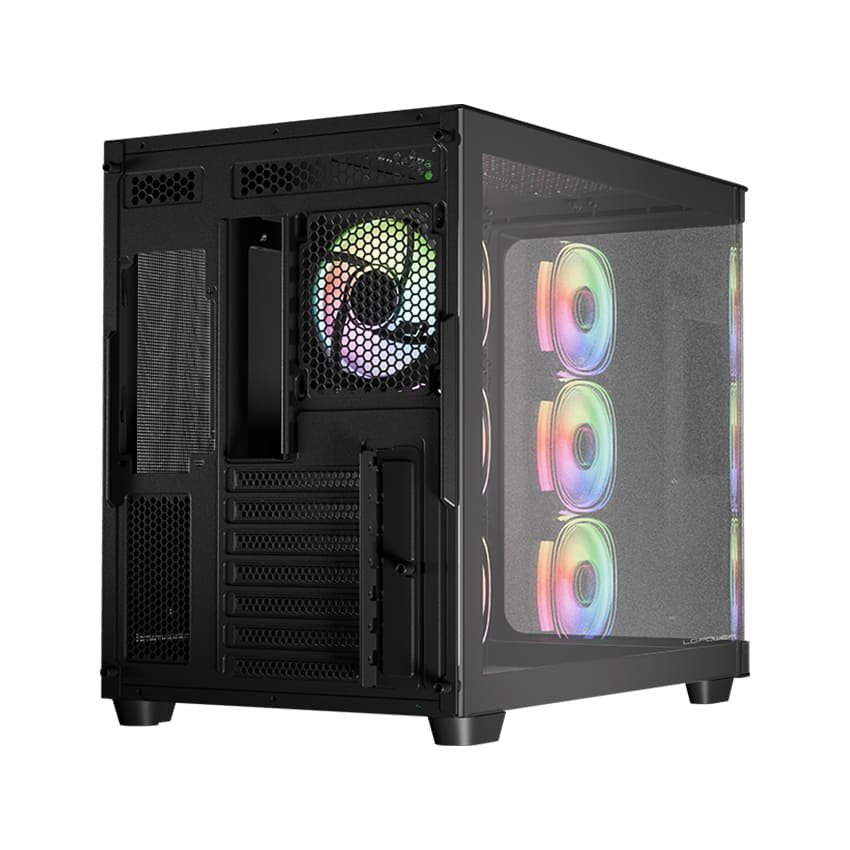 EAN 4262443280524 - LC-Power LC-8001B-ON carcasa de ordenador Midi Tower Negro imagen 6