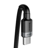 Baseus Cafule Gris/Negro - Cable Usb Tipo C A Tipo C  100w 2m