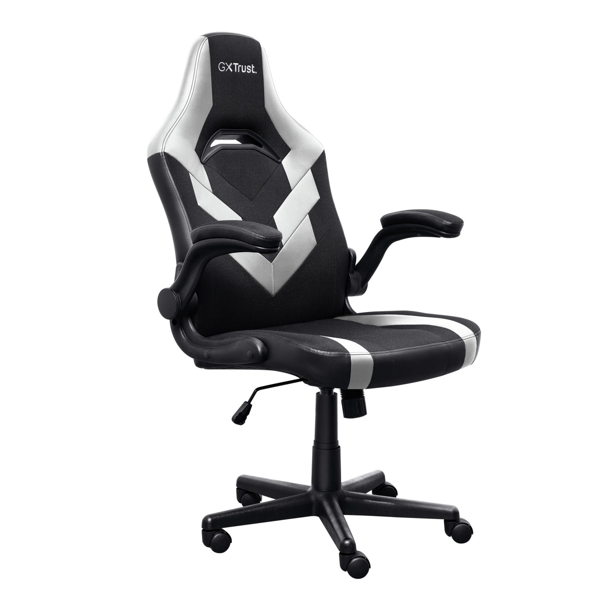 EAN 8713439251302 - Trust GXT 703W RIYE Silla para videojuegos universal Negro, Blanco imagen 1