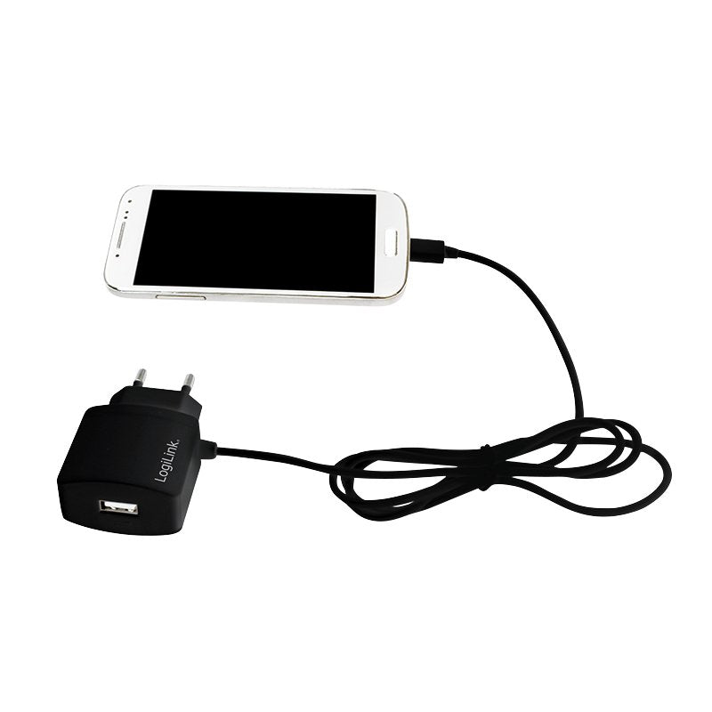 Cargador Usb 10 W Negro Logilink Pa0146