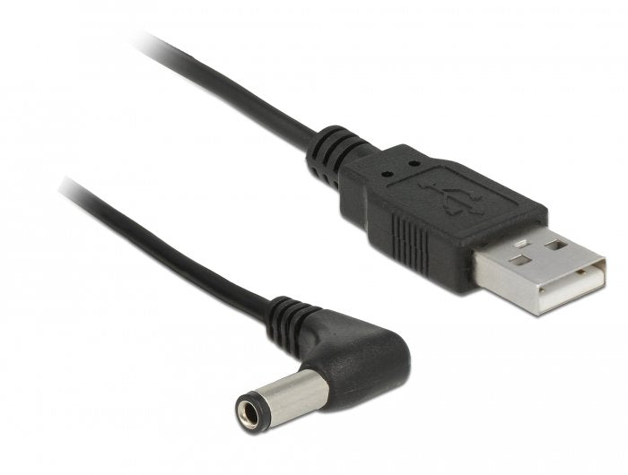 Delock Cable De Alimentacion Usb > Dc 5.5x2.5 90° M M 1.5m