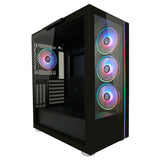 Caja Pc Lc-Power Midi Gaming 808b-On Skylla_x  +. 4 Ventilador