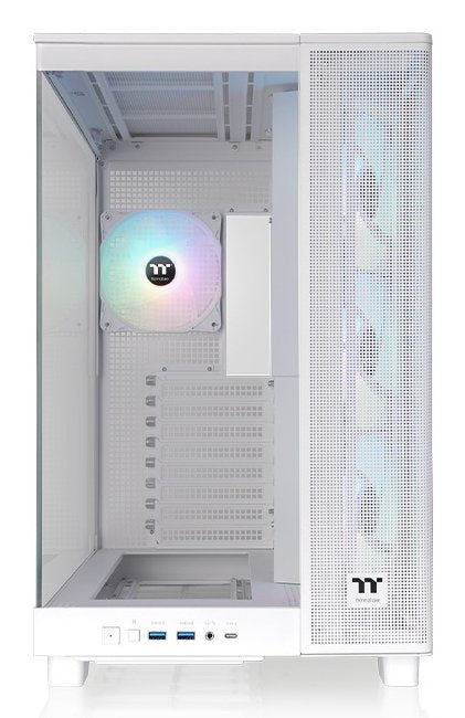 Thermaltake View 380 Xl Tg Argb  (Blanco, Tempered Glass X 2) Ca-11e-00m6wn-00