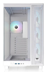 Thermaltake View 380 Xl Tg Argb  (Blanco, Tempered Glass X 2) Ca-11e-00m6wn-00