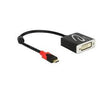 EAN 4043619627349 - DeLOCK 62734 adaptador de cable de vídeo 0,2 m DisplayPort HDMI tipo A (Estándar) Negro imagen 1