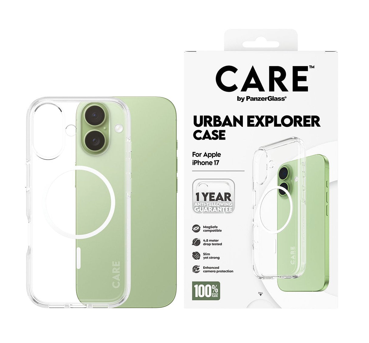 Care By Panzerglass Case Transp. Urban Expl Wh Magsafe Ip 17