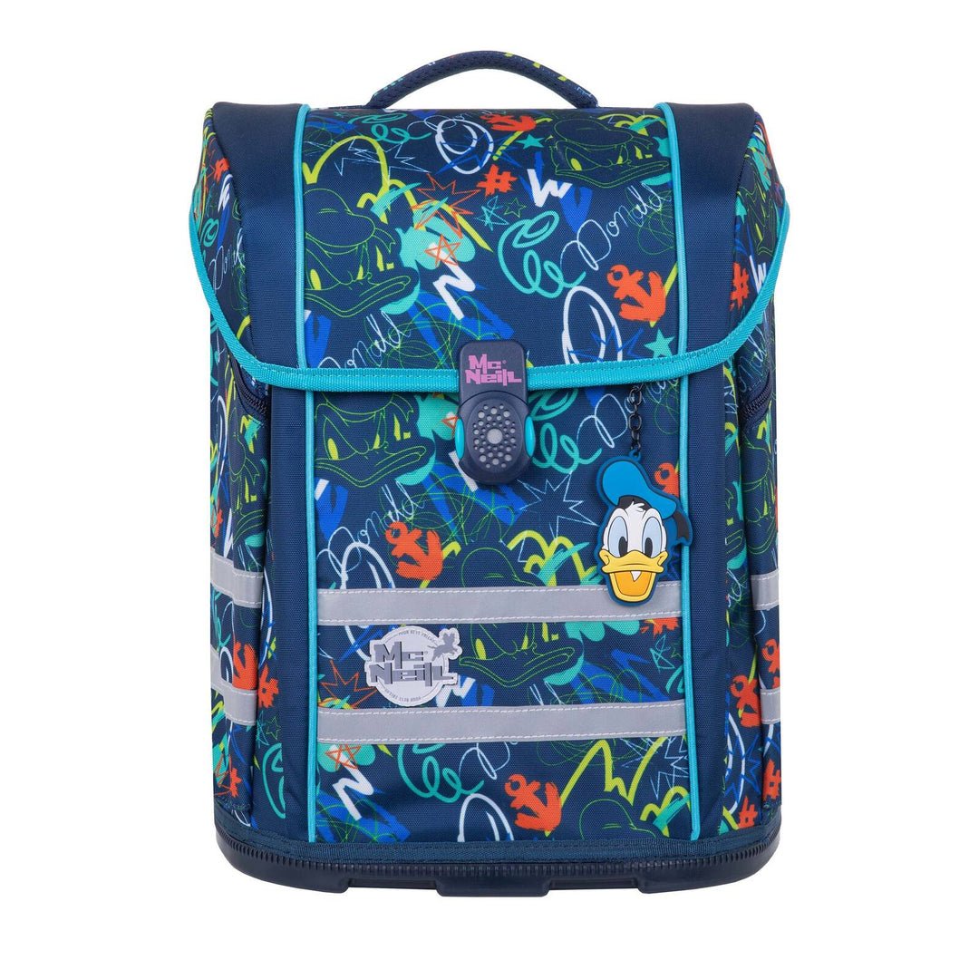 Mcneill Juego De Mochila Escolar Perfecto 5tlg. Donald Duck
