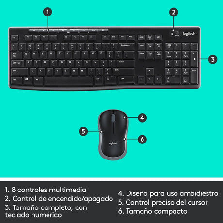 EAN 5099206039193 - Logitech 920-004513 teclado Ratón incluido Hogar USB QWERTY Español Negro imagen 12
