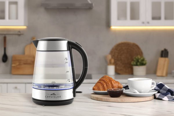 Eta Eta115490000 Crystela Glass Kettle, 1.7 L, 2200 W