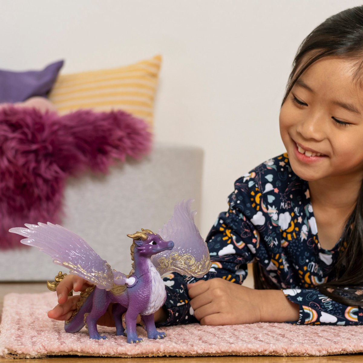 Schleich Bayala Night Sky Dragon, Figura De Juguete 70762