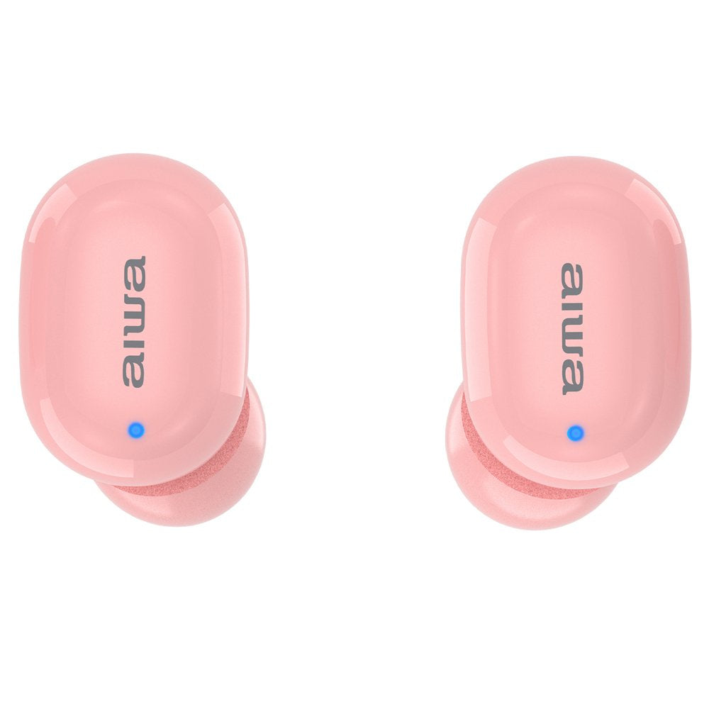 Auriculares Micro Aiwa Ebtw-150pk Rosa Bluetooth/Tactil/Estuche Carga/Pantalla Led/2xmic Ebtw-150pk