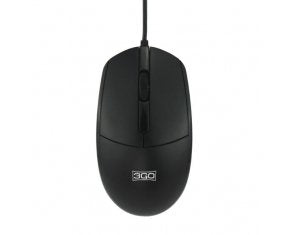 3go Maus Raton Usb 1000dpi - 3 Botones - Uso Ambidiestro - Color Negro