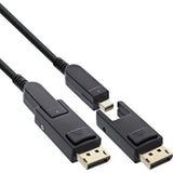 Inline® Displayport 1.4 Aoc Cable, 8k4k, Displayport Plug Detachable 25m