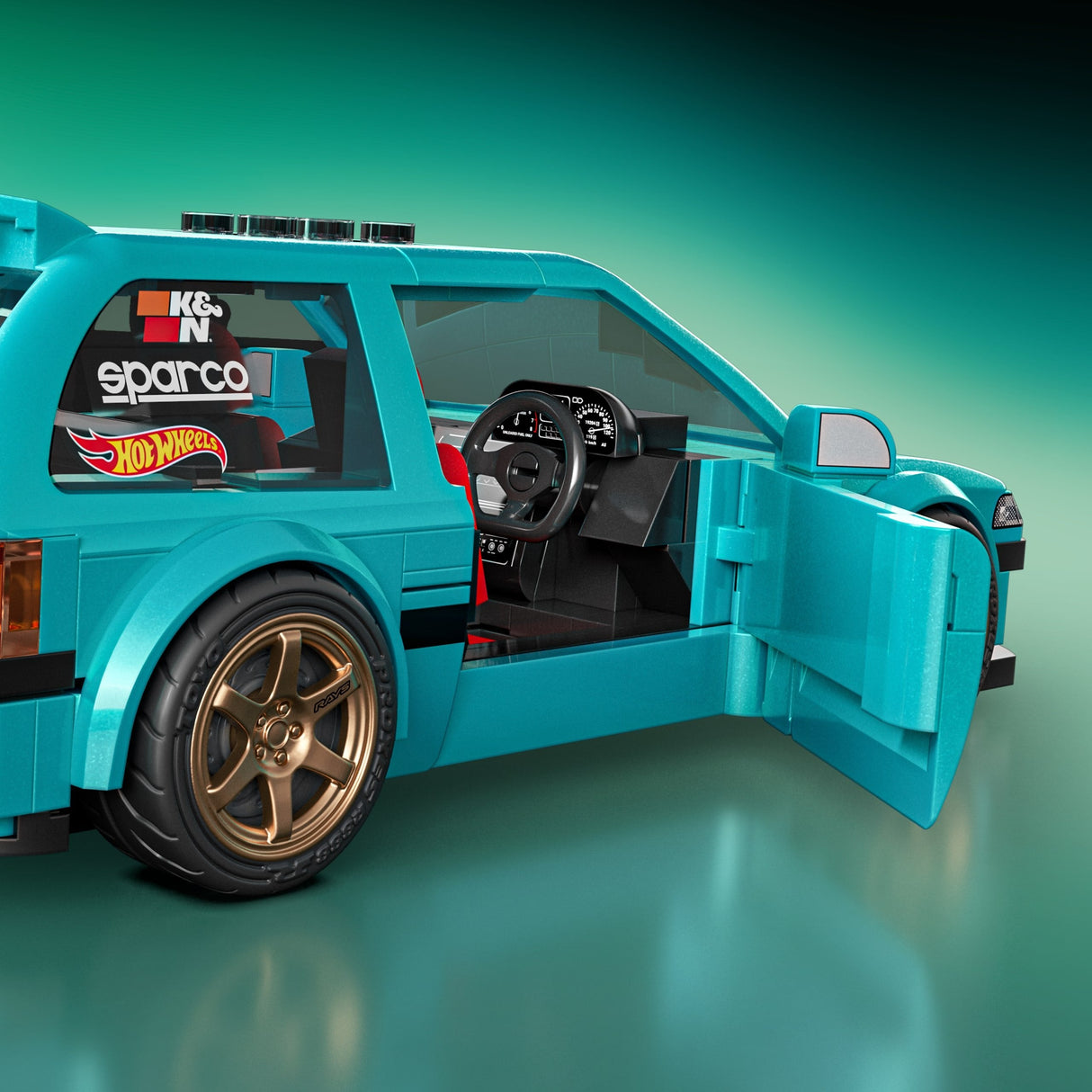 Set Construccion Speed Honda Civic Hot Wheels
