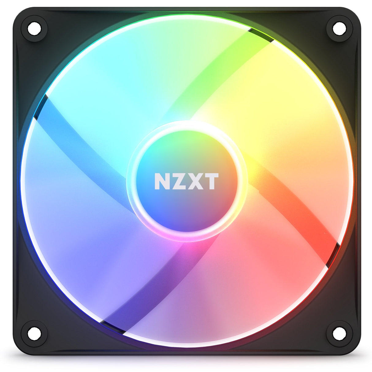 Ventilador  Nzxt 120mm Hub-Mounted Led Fan Single Black Rf-C12sf-B1 Retail