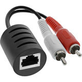 Alargador Audio Inline Rca A Través De Lan/Ethernet/Rj45 Máx. Juego Completo De 50m