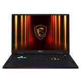 Msi Raider 18 Hx Ai A2xwig-270fr Intel Core Ultra 9 285hx Ordenador Portátil 45,7 Cm (18) Uhd+ 64 Go Ddr5-Sdram 4 To Ssd Nvidia Geforce Rtx 5080 Wi-Fi 7 (802.11be) Windows 11 Pro Negro