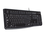 Teclado Inglés Logitech K120 Usb Qwerty Negro 920-002501