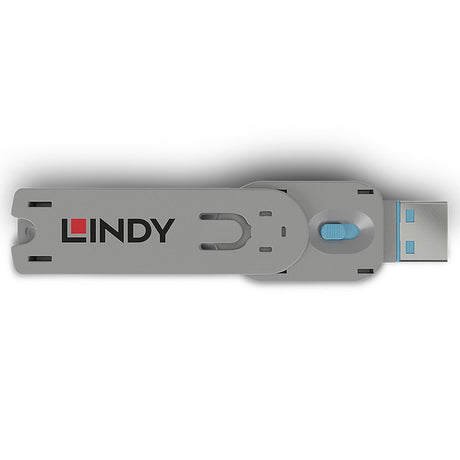 EAN 4002888406222 - Lindy 40622 bloqueador de puerto Llave de bloqueador de puerto USB tipo A Azul Acrilonitrilo butadieno es imagen 2