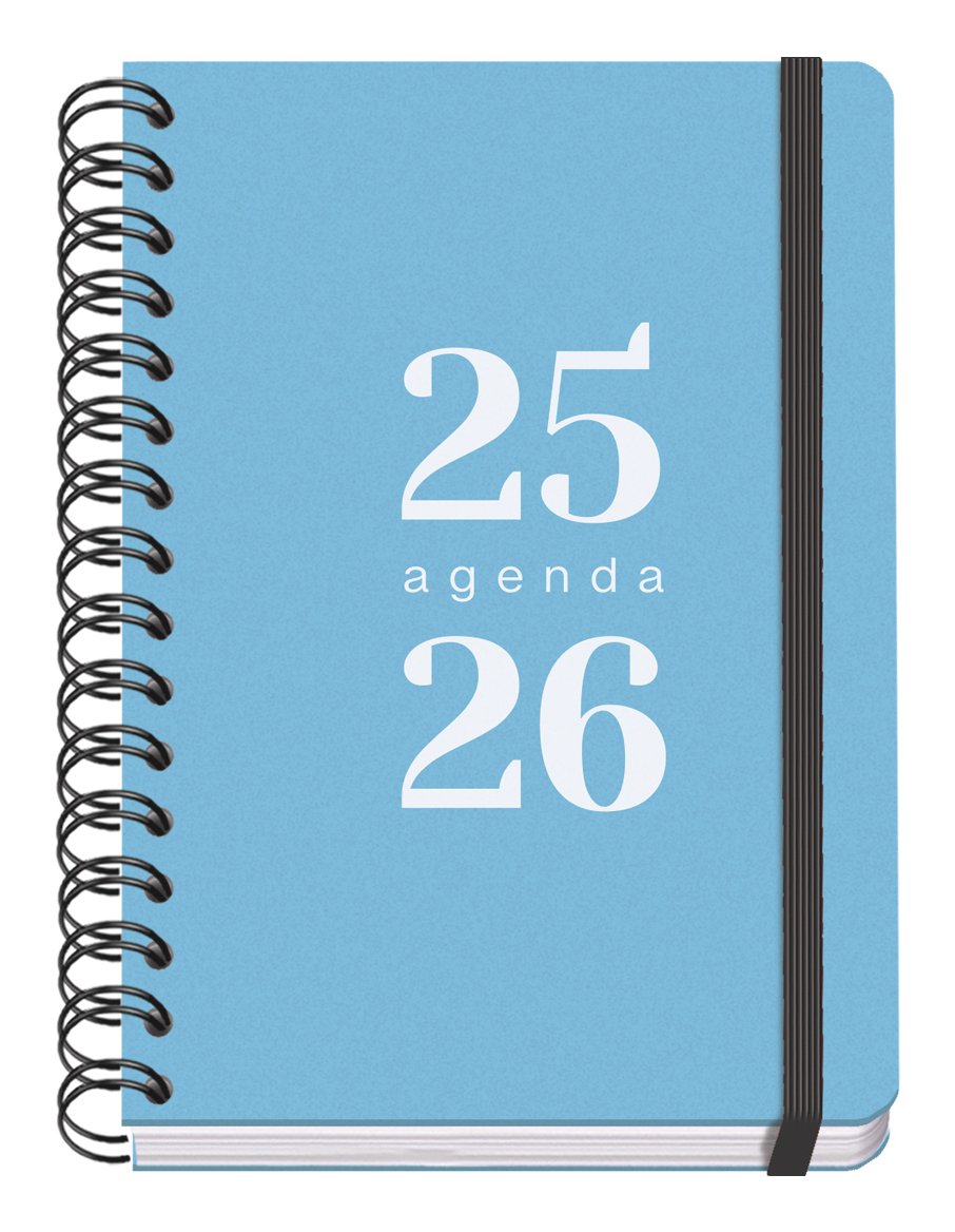 Dohe Agenda Escolar Grammar A5 Espiral Doble Dp Tapa Pp Azul 2025-2026
