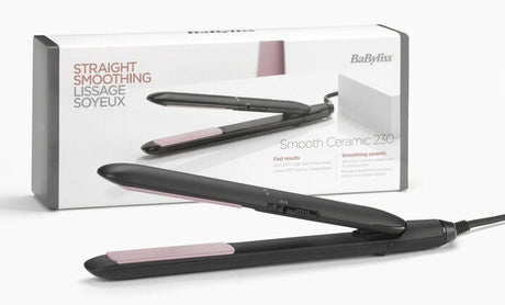 EAN 3030050185874 - BaByliss CERAMIC 230 Plancha de pelo Caliente Negro 1,8 m imagen 2