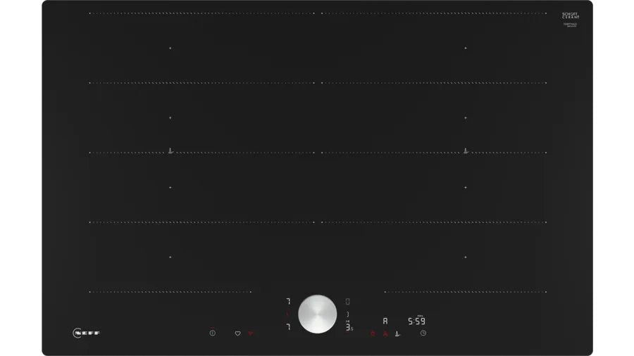 Neff T68pty4l0 N 90, Placa De Cocina Independiente Negro, 80 Cm T68pty4l0