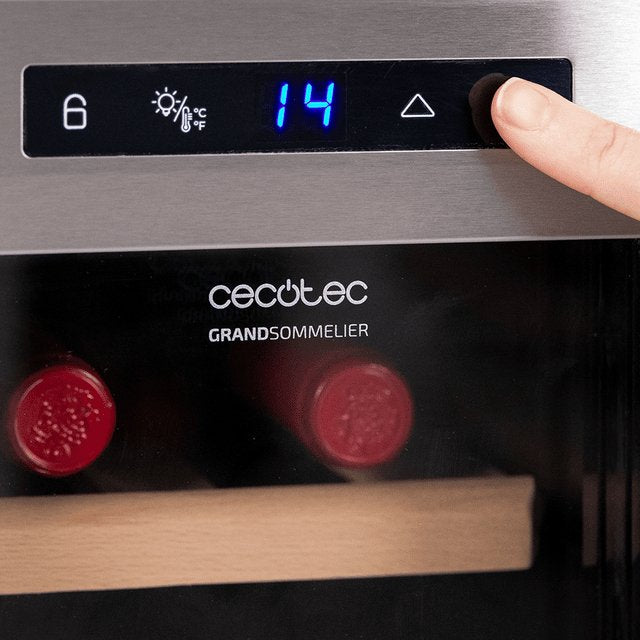 Vinoteca Cecotec Bolero Grandsommelier 830 Coolwood, Acero Inoxidable 8435484027083.0