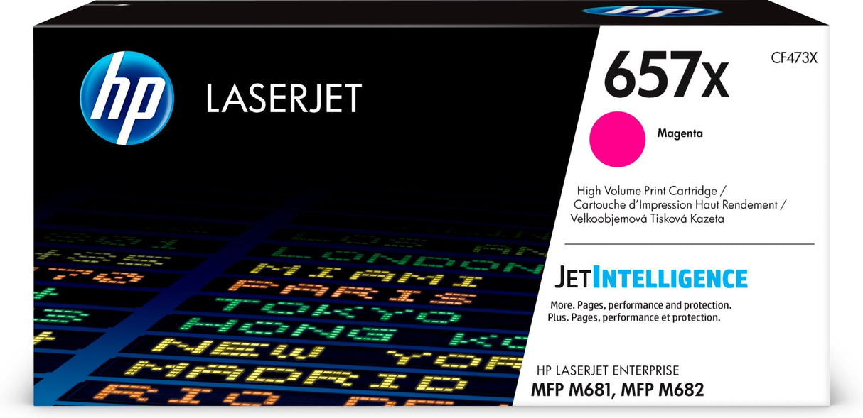 EAN 0889894325525 - HP 657X High Yield Magenta Original LaserJet Toner Cartridge cartucho de tóner 1 pieza(s) imagen 1
