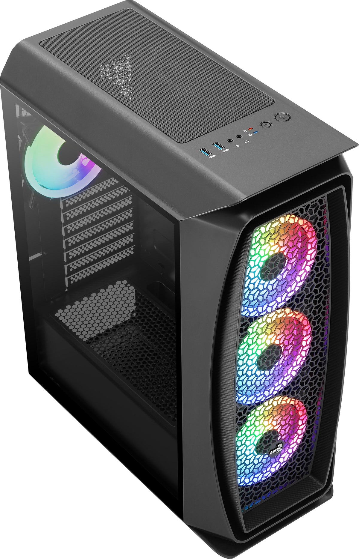 Caja Gaming Semitorre Aerocool Aero One Duo