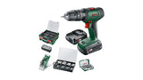 Bosch Bricolaje Y Jardín Taladro Combinado A Batería Universalimpact 18v + Systembox Verde/Negro, Batería Li-Ion 1,5ah + 2,5ah, Maletín + 210 Accesorios, Power For All Alliance 06039d4108