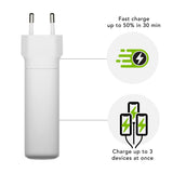 Dbramante1928 Re-Charge Adaptador De Corriente 140 Vatios Usb-C Usb Blanco Europa