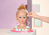 Zapf Creation Baby Born® Sister Styling Head Princess, Cabeza De Maquillaje Y Peluquería 835432
