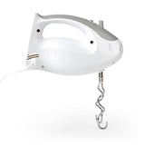 Nedis Batidora Mezcladora  200 W  5 Ajustes De Velocidad  Funcion Turbo   Blanco / Gris