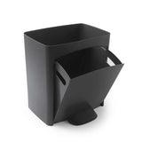 Cubo De Basura O Reciclaje 70l, Vertical, 2 Compartimentos, Papelera Residuos, 76 Cm, Fácil Gestión