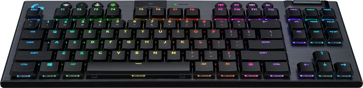 EAN 5099206099692 - Logitech G G915 TKL teclado Juego RF Wireless + Bluetooth AZERTY Belga Carbono imagen 13