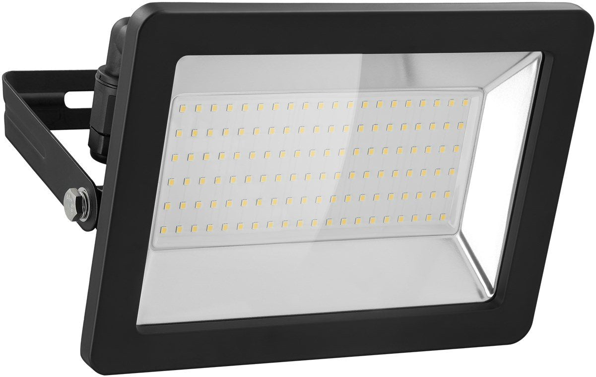 Proyector De Exterior Led, 100w 
8500 Lm, Luz Blanca Neutra (4000 K) Y Prensaestopas M16, Apto Para Exteriores (Ip65)